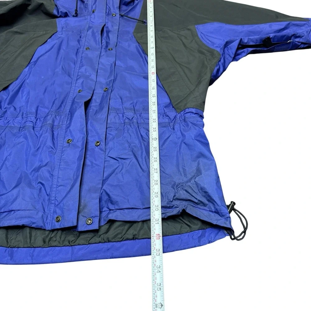 Vtg The North Face Gore-Tex Mountain Jacket Men's L Blue Purple 90s Outdoor Camp